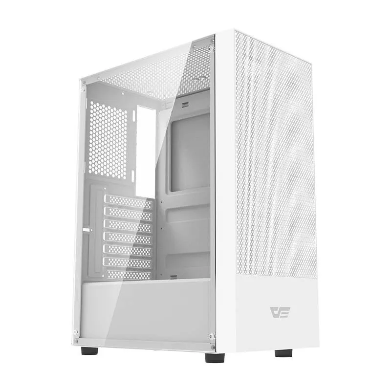 Darkflash A290 arvutikast (valge) + 3 RGB ventilaatorit universaalne