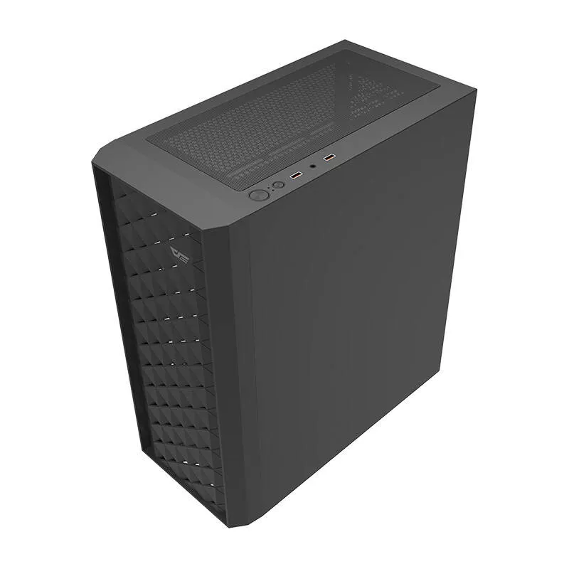Darkflash DK351 arvutikarp (must) + 4 RGB ventilaatorit universaalsed