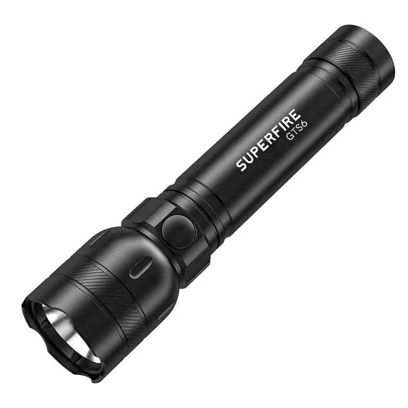 Superfire GTS6 taskulamp, 360 lm, USB-C, 7W, 5 režiimi, 150m universaalne
