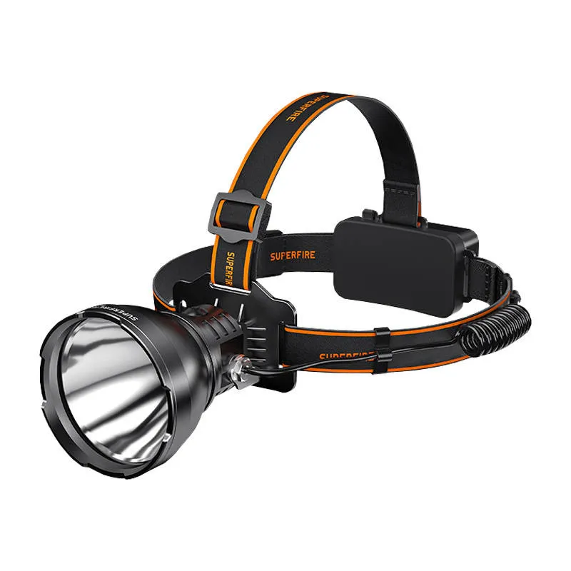 Superfire HL60 pealamp taskulamp - 2300 lm, 4 režiimi, 330 m, 36W LED universaalne