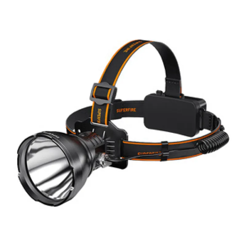 Superfire HL60 pealamp taskulamp - 2300 lm, 4 režiimi, 330 m, 36W LED universaalne