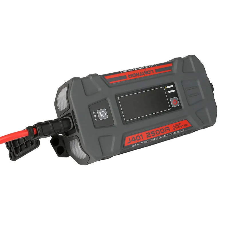 Lokithor J401 Käivitusabi / Boosteri 2500A + Powerbank 20000mAh + Taskulamp 4-in-1 universaalne seade