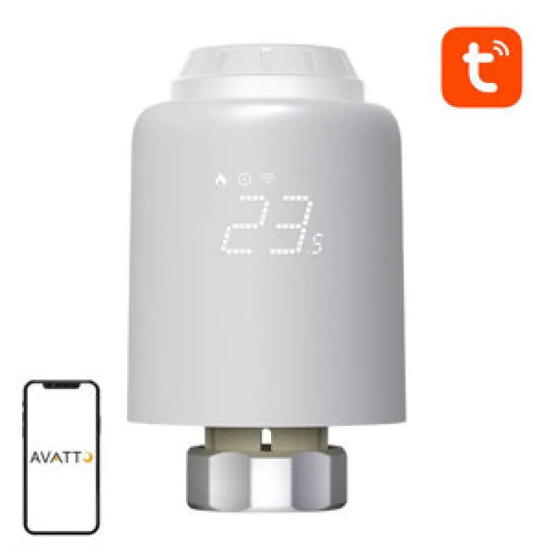 Smart Termostaadi Radiaatoriventiil Avatto TRV07 Zigbee 3.0 TUYA universaal