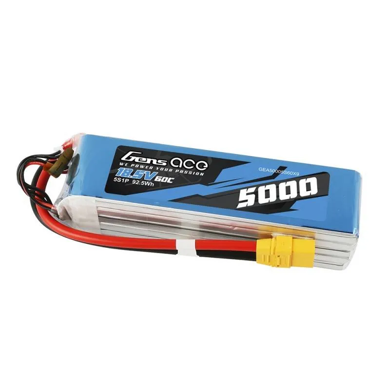 Akumulator LiPo Gens Ace Bashing 5000mAh 18.5V 60C 5S1P - XT90 universaalne