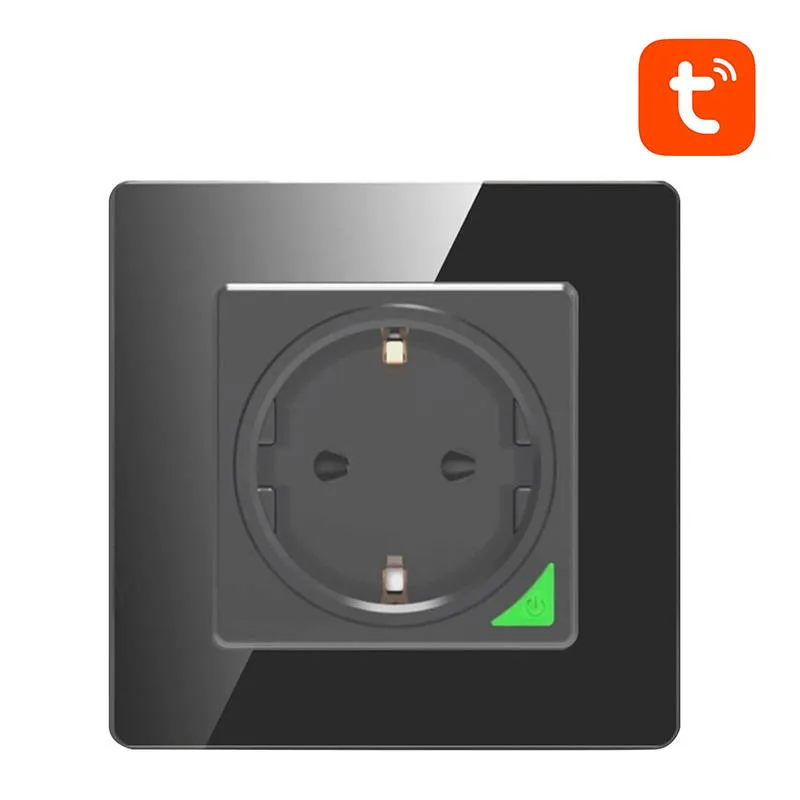 Smart WiFi Seinalüliti Avatto N-WOT10-EU-B TUYA (must) universaalne