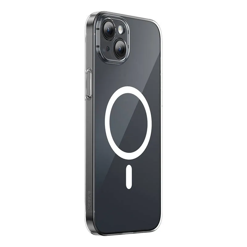 Baseus Magnetiline Kristallselge Telefoniümbris iPhone 13 jaoks (läbipaistev) koos kõikehõlmava karastatud klaasist ekraanikaitse ja puhastuskomplektiga universaalne