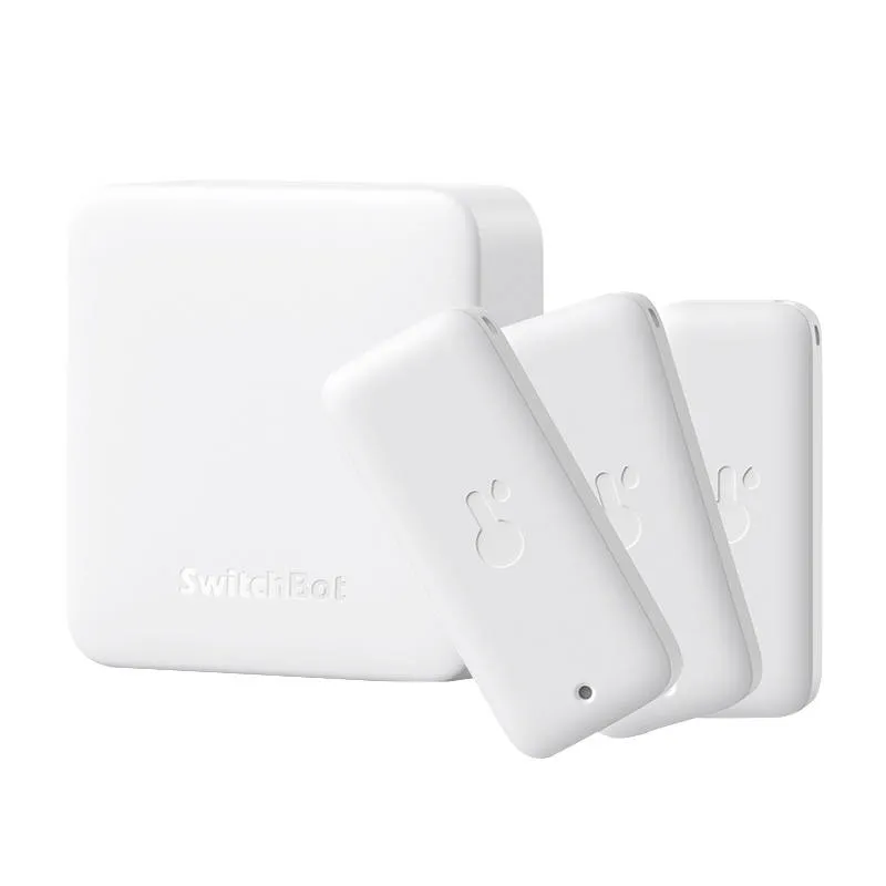Set Smart kaugjuhtimispult Hub + 3x Termo-Hügromeeter SwitchBot Hub Mini universaal