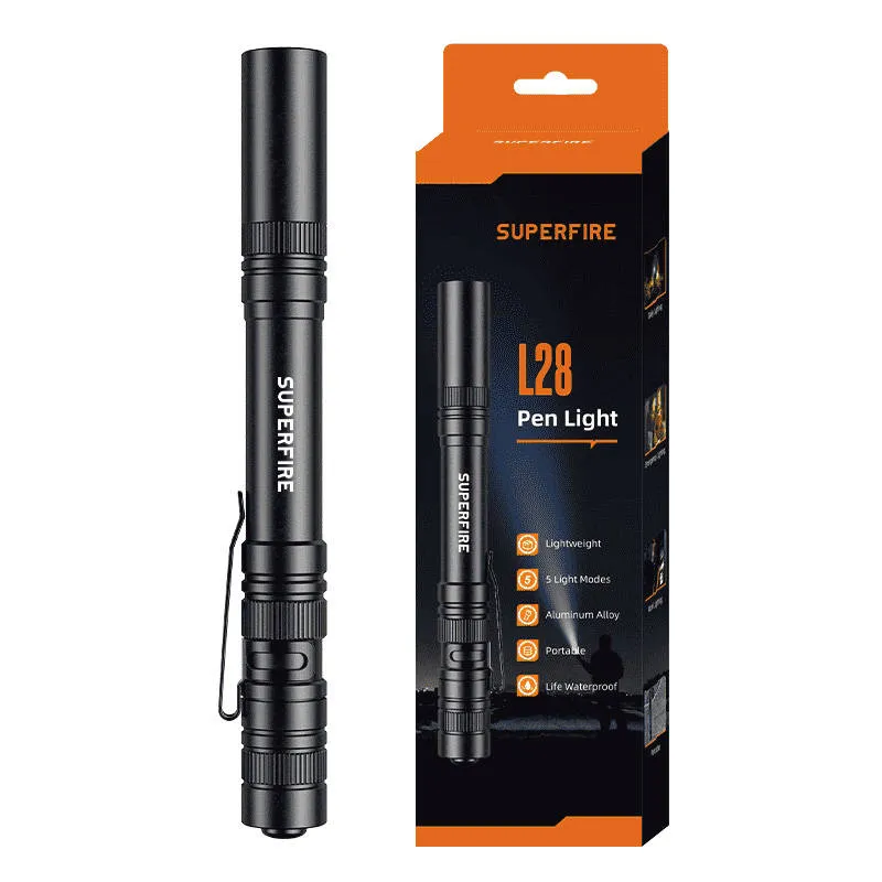 Superfire L28 taskulamp, 121 lm, 5W, 52 m, 5 režiimi universaalne