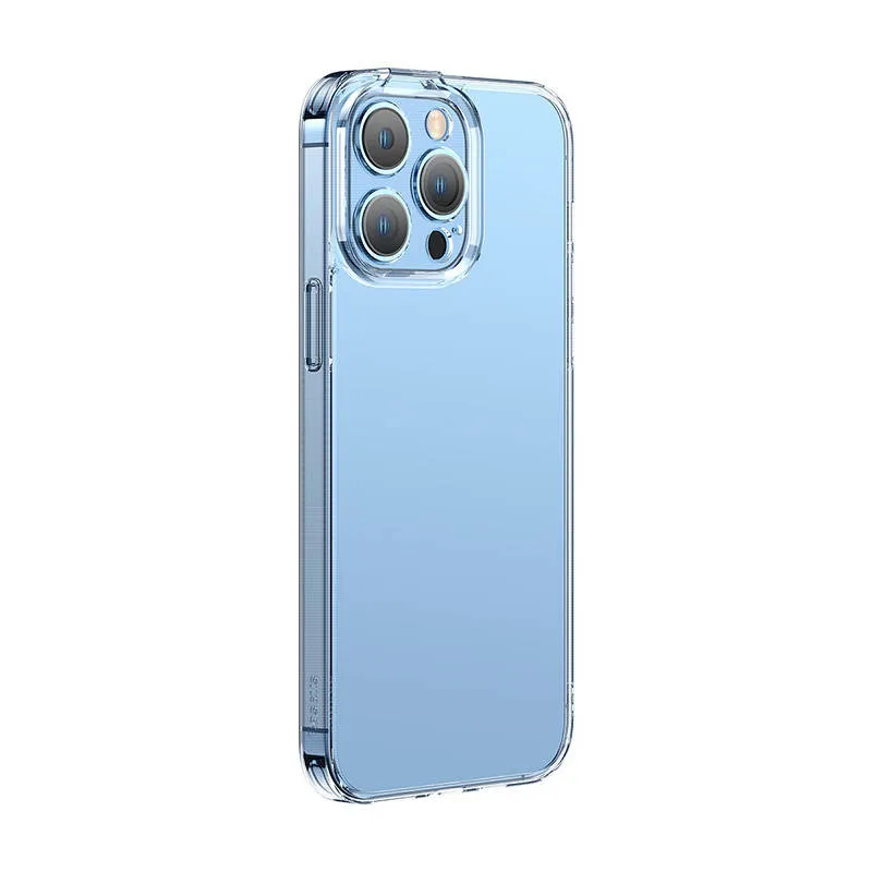 Baseus SuperCeramic Läbipaistev Klaasümbris ja karastatud klaas komplekt iPhone 14 Plus universaalne