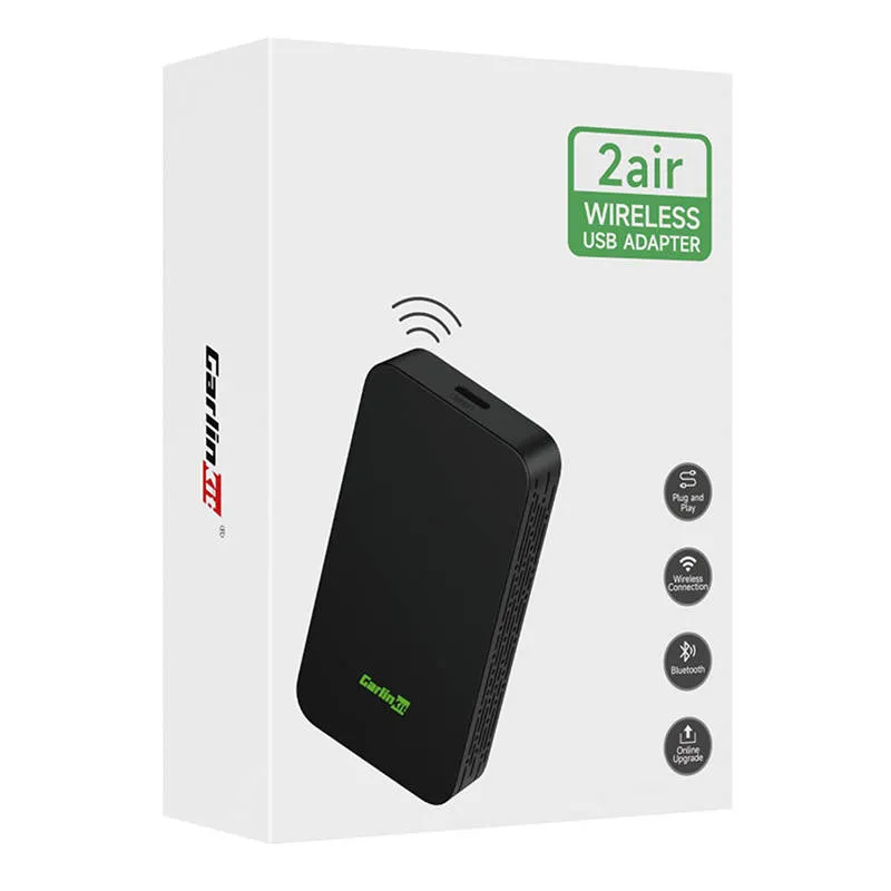 Carlinkit 2AIR juhtmevaba adapter Apple Carplay/Android Auto (must) universaalne