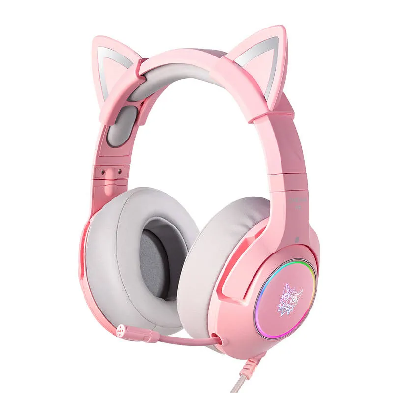ONIKUMA K9 Roosa RGB Mängupeakomonitorid universaalne