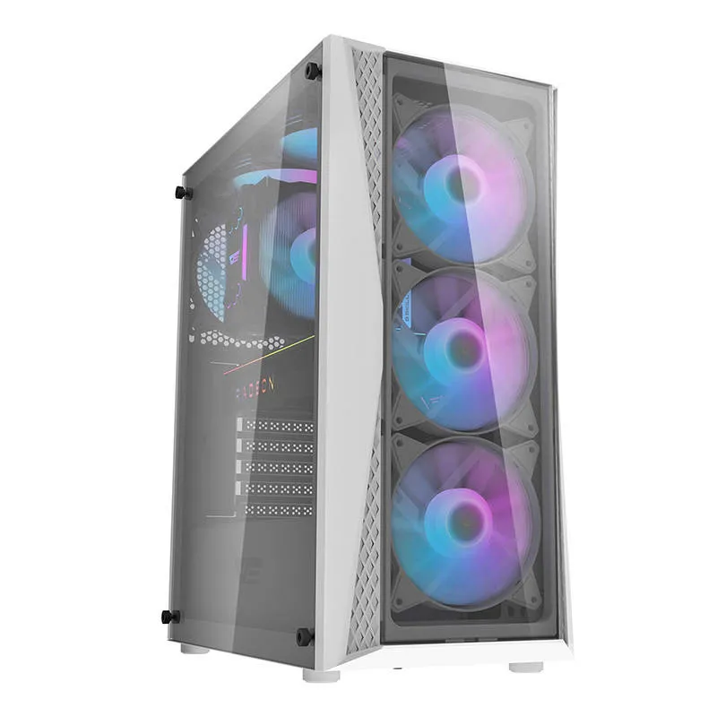 Darkflash DK352 Plus arvutikarp (must ja valge) + 4 ARGB ventilaatorit universaalsed