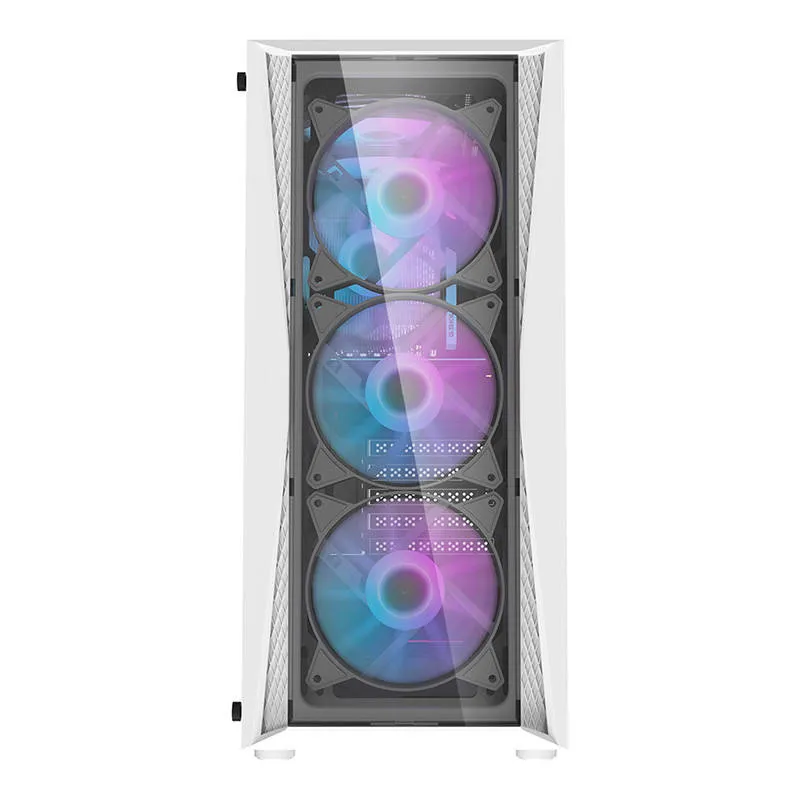 Darkflash DK352 Plus arvutikarp (must ja valge) + 4 ARGB ventilaatorit universaalsed