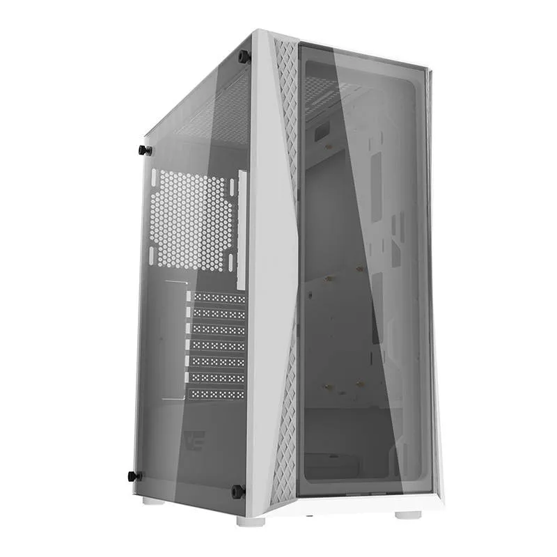 Darkflash DK352 Plus arvutikarp (must ja valge) + 4 ARGB ventilaatorit universaalsed