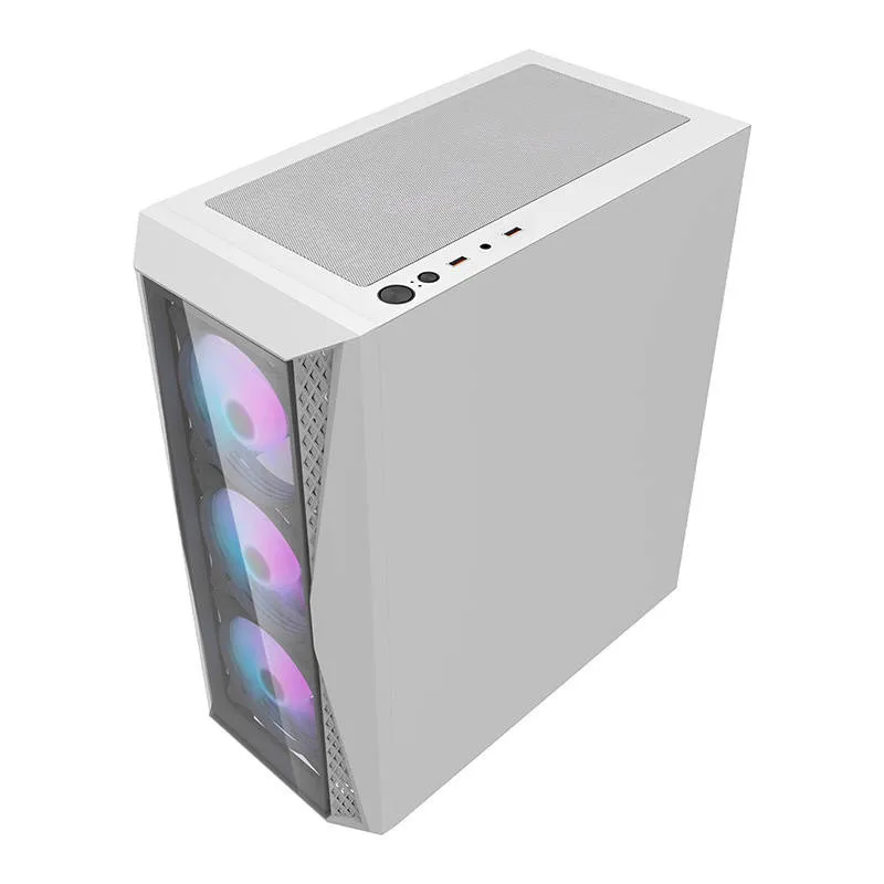 Darkflash DK352 Plus arvutikarp (must ja valge) + 4 ARGB ventilaatorit universaalsed