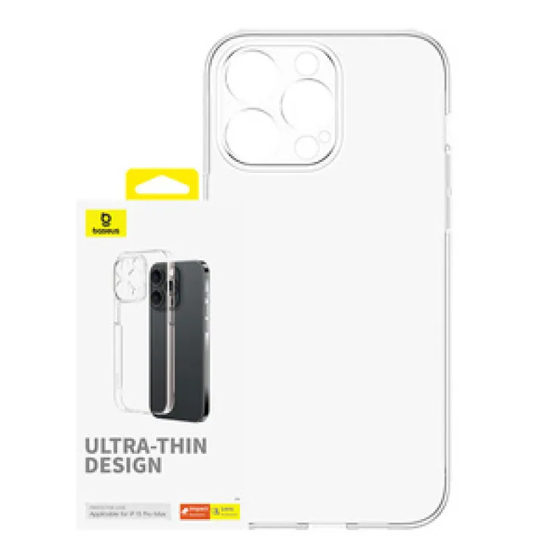 Telefonikott iPhone 15 ProMax Baseus OS-Lucent seeria (läbipaistev) universaalne