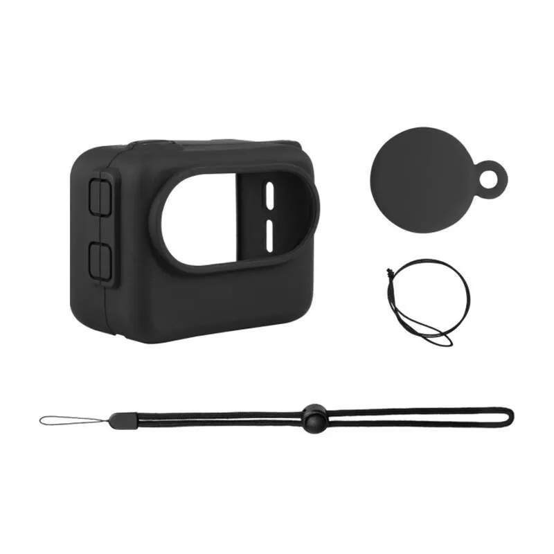 Puluz Silikoonist kaitsekott Insta360 GO 3 jaoks koos objektiivikaitsmega universaalne