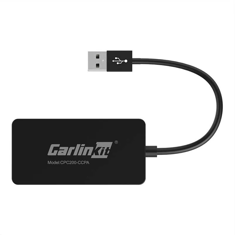 Carlinkit CCPA langaton sovitin Apple Carplay/Android Auto (musta) universaali