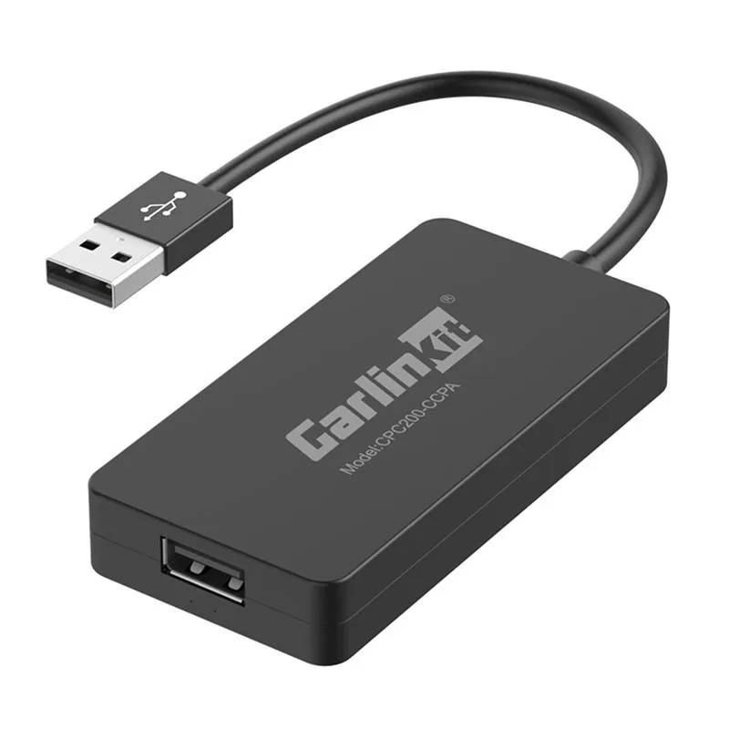 Carlinkit CCPA langaton sovitin Apple Carplay/Android Auto (musta) universaali