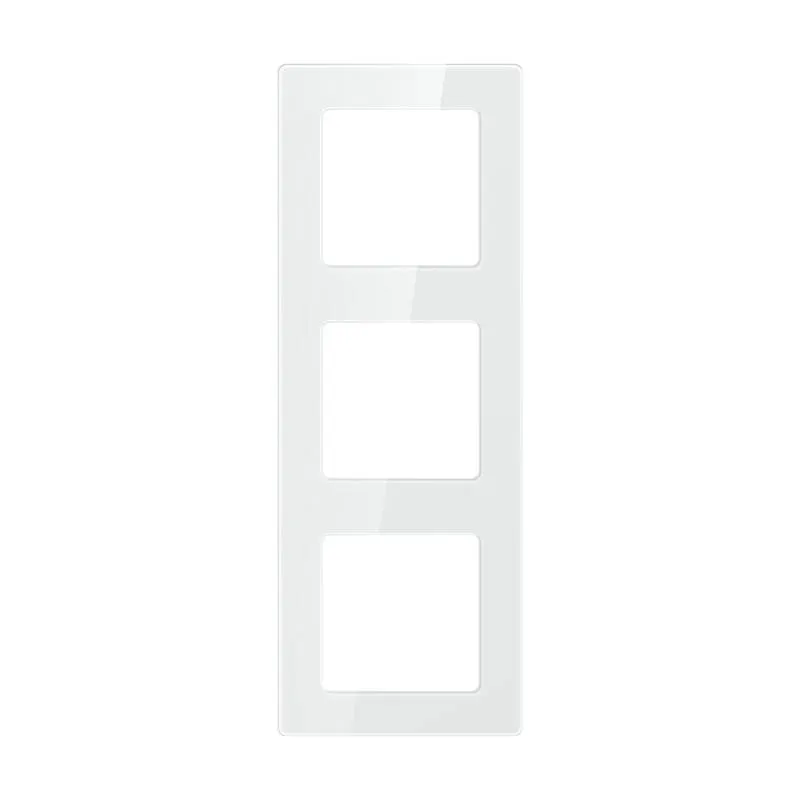 Kolmeavaga pistik Avatto N-TS10-Frame-W3 (valge) universaalne