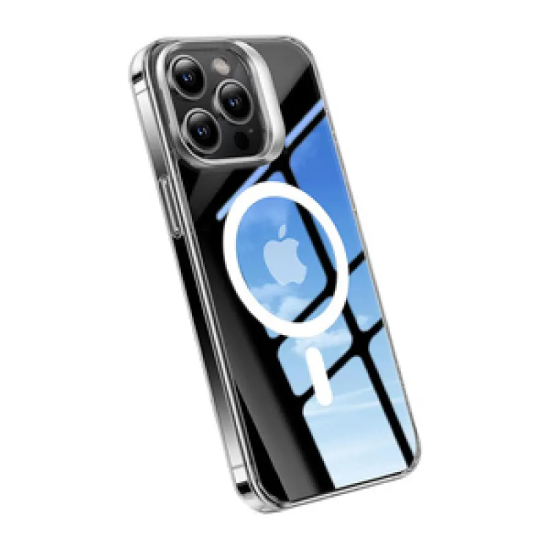 Torras telefoniümbris UPRO Lstand Clear-Mag iPhone 15 jaoks (läbipaistev) universaalne