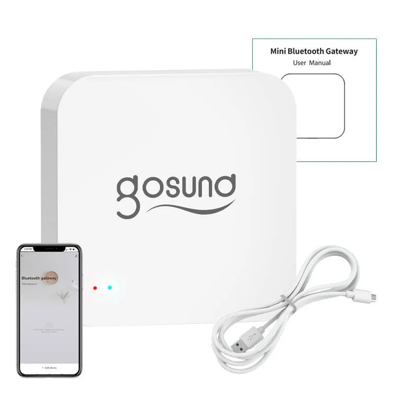Smart Bluetooth BLE, WiFi Mesh Gateway koos Alarmiga Gosund G2 Tuya universaalne
