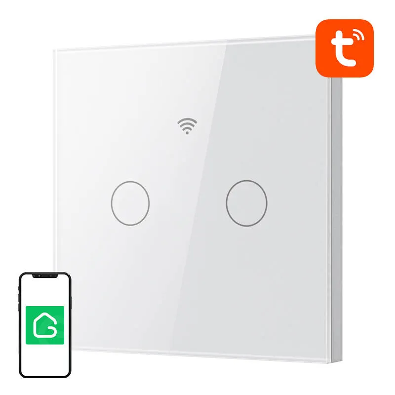 Smart Touch WiFi Valgustiilüliti Gosund SLS2 (Valikuline N, Topelt) Tuya universaal