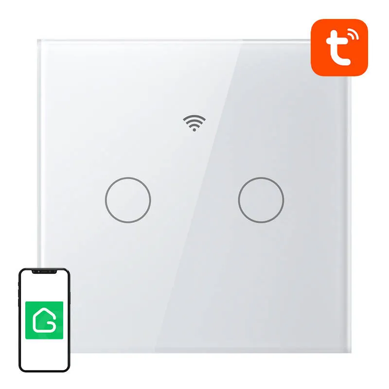 Smart Touch WiFi Valgustiilüliti Gosund SLS2 (Valikuline N, Topelt) Tuya universaal
