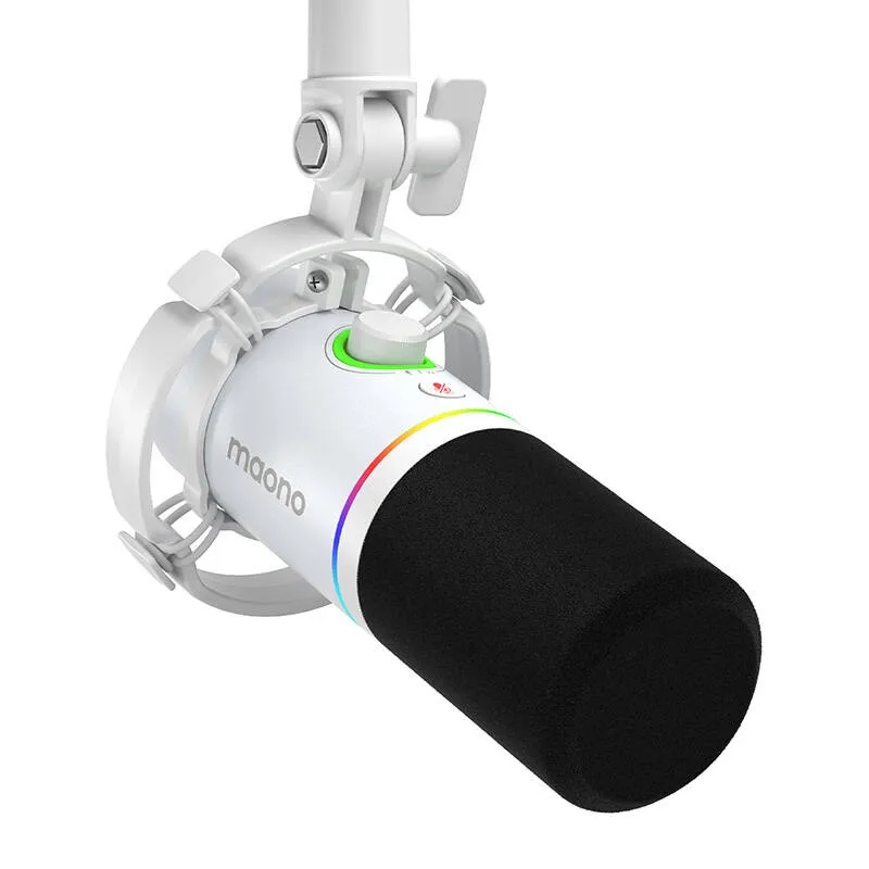 Dünaamiline mikrofon Maono PD200x (valge) universaalne