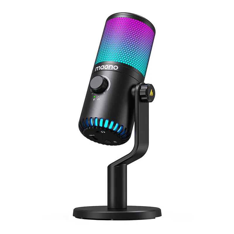 Mängumikrofon Maono DM30RGB (must) universaalne