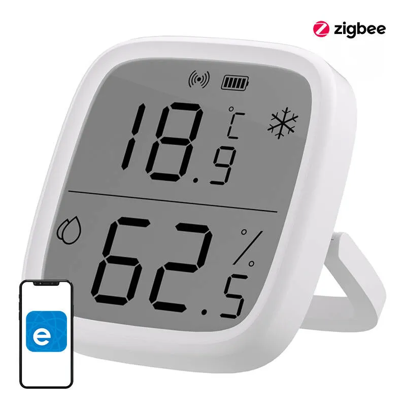 Smart Temperatuuri ja Niiskuse Sensor ZigBee LCD Sonoff SNZB-02D universaalne