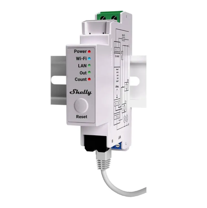 Shelly Pro EM-50 Energiamõõtur, WiFi/LAN universaal