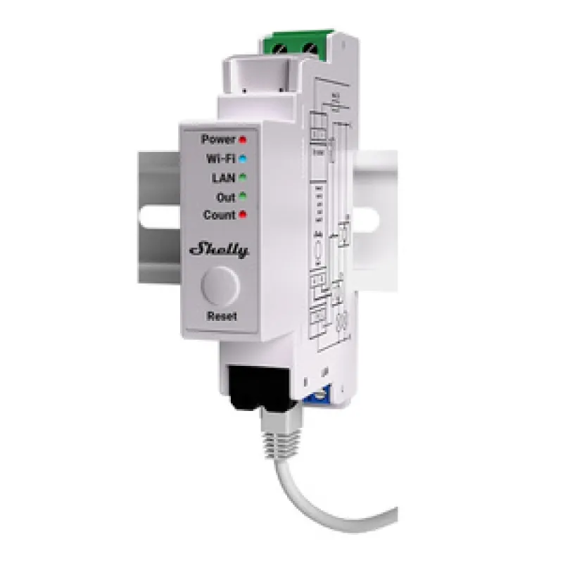 Shelly Pro EM-50 Energiamõõtur, WiFi/LAN universaal
