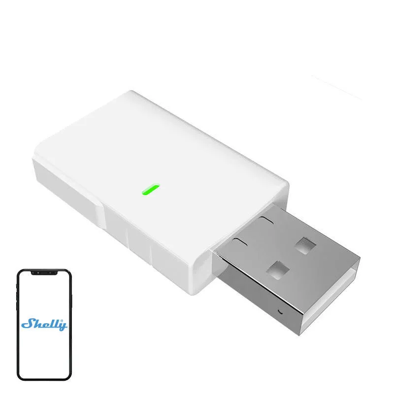 Shelly BLU Gateway, WiFi/Bluetooth (USB-A) universaalne