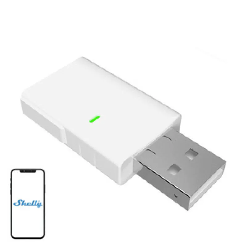 Shelly BLU Gateway, WiFi/Bluetooth (USB-A) universaalne