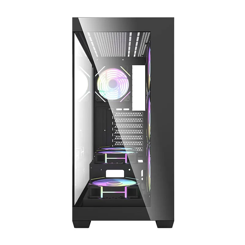 Darkflash DS900 arvutikast (must) + 7 ARGB ventilaatorit universaalsed