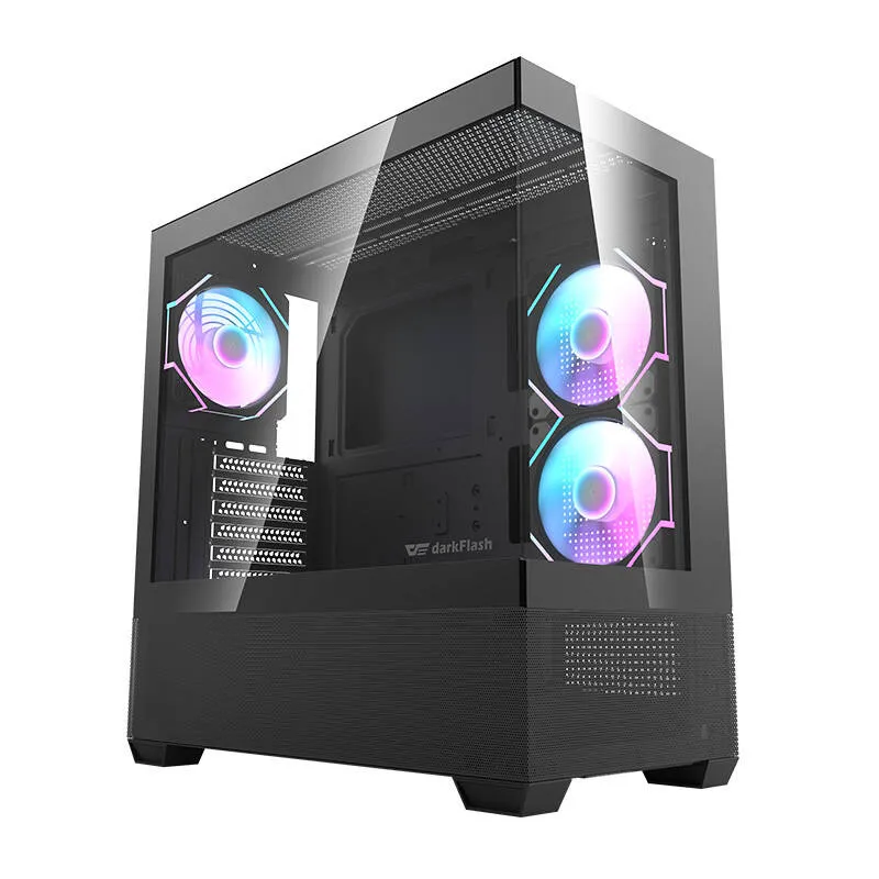 Darkflash DS900 AIR arvutikarp (must) + 6 ARGB ventilaatorit universaalsed