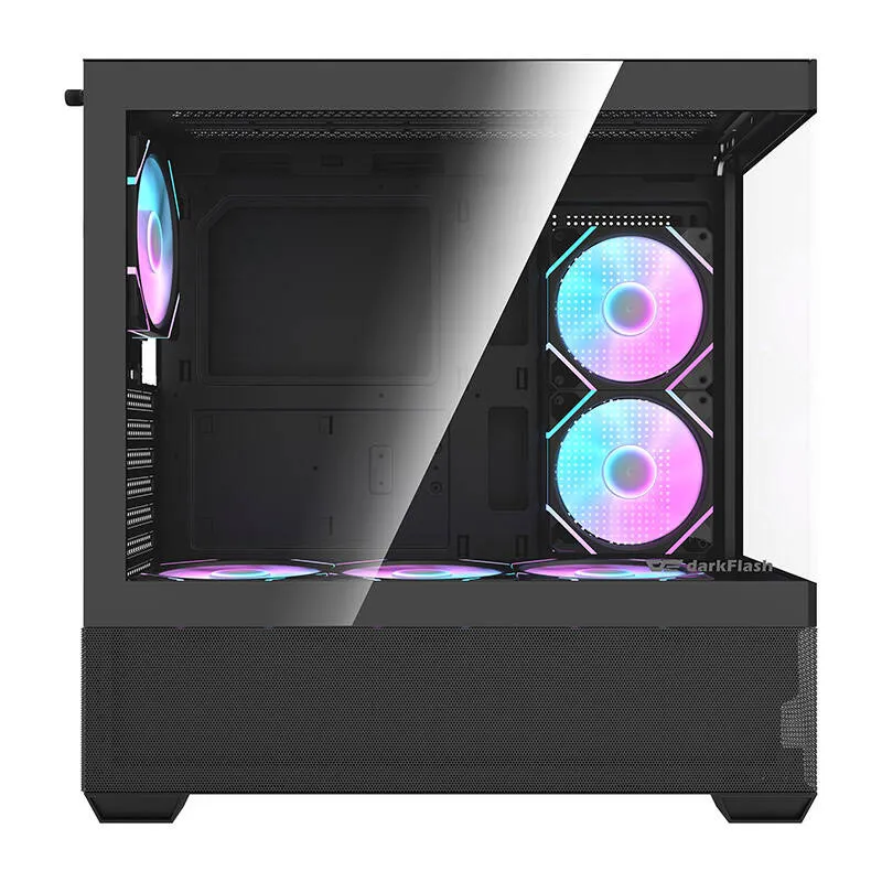 Darkflash DS900 AIR arvutikarp (must) + 6 ARGB ventilaatorit universaalsed