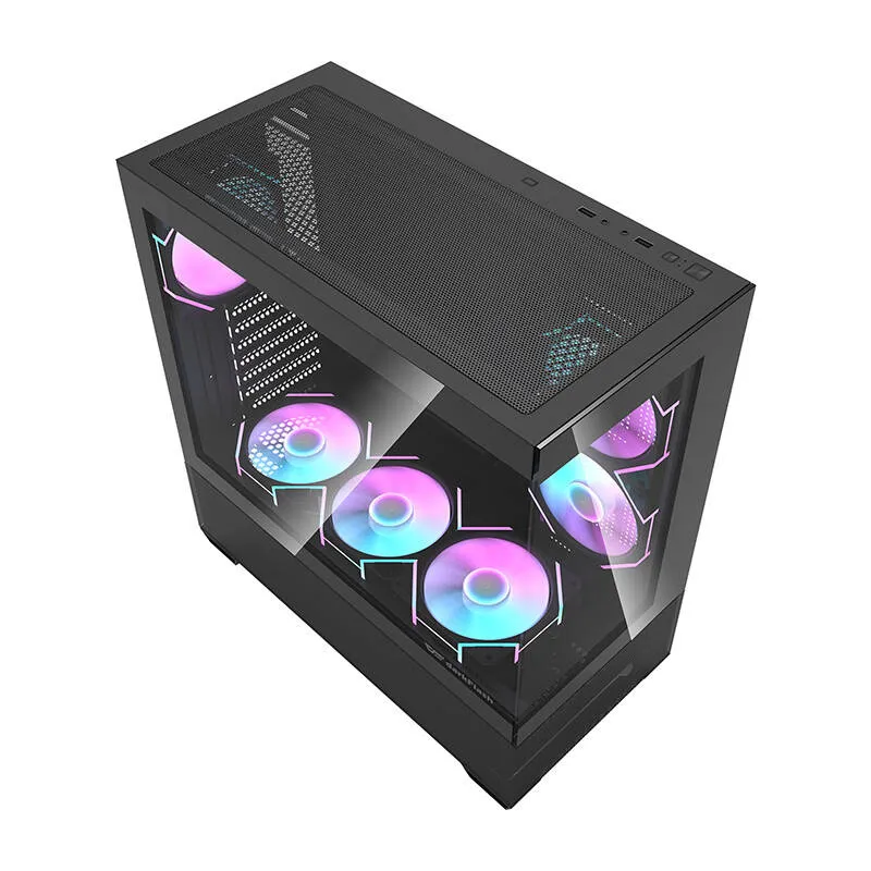 Darkflash DS900 AIR arvutikarp (must) + 6 ARGB ventilaatorit universaalsed