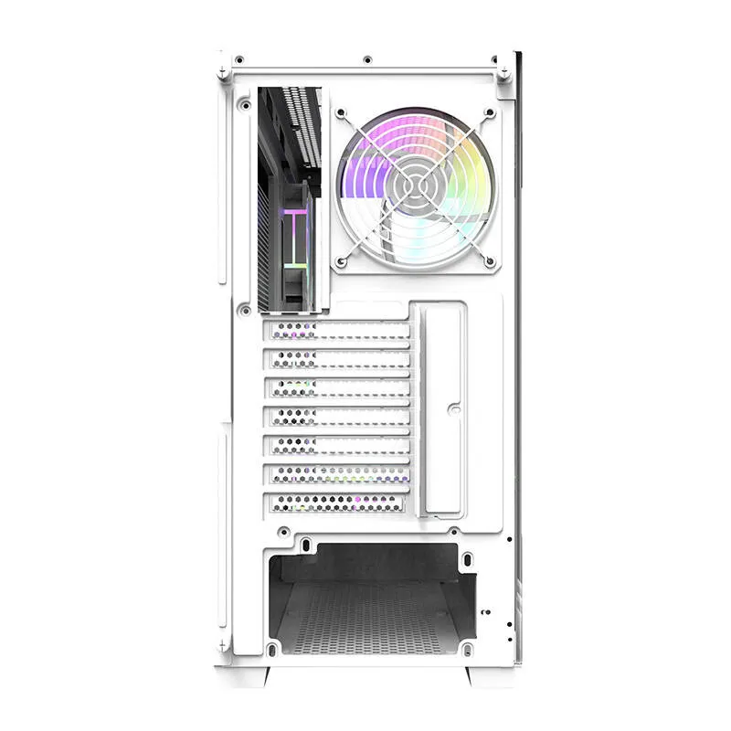 Arvutikarp Darkflash DS900 (valge) + 7 ARGB ventilaatorit universaalne