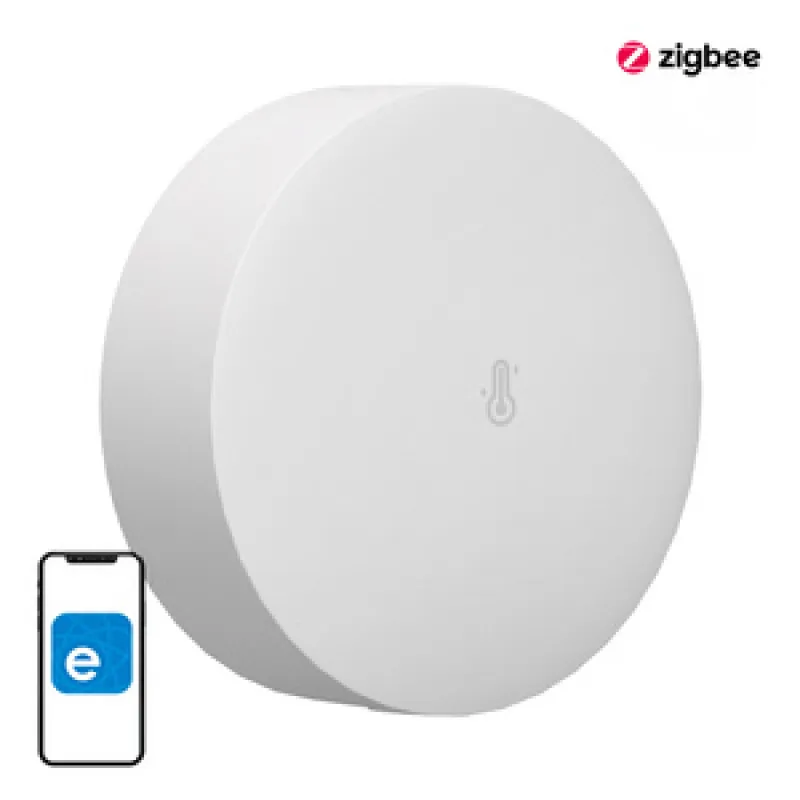 ZigBee Sonoff SNZB-02P nutikas temperatuuri- ja niiskussensor (ringikujuline) universaalne
