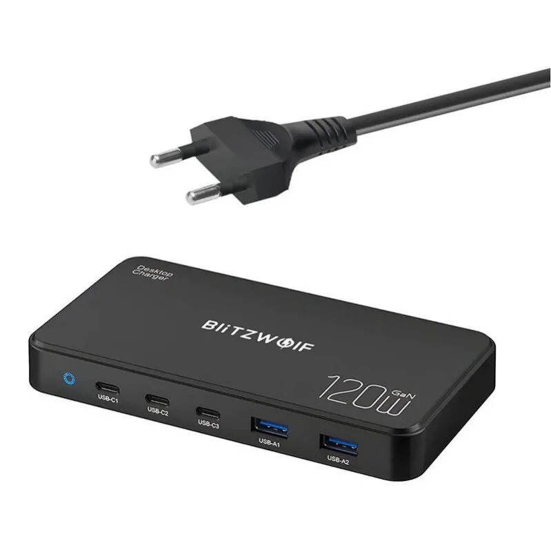 Laadimisjaam Blitzwolf BW-i100 5in1 120W universaal