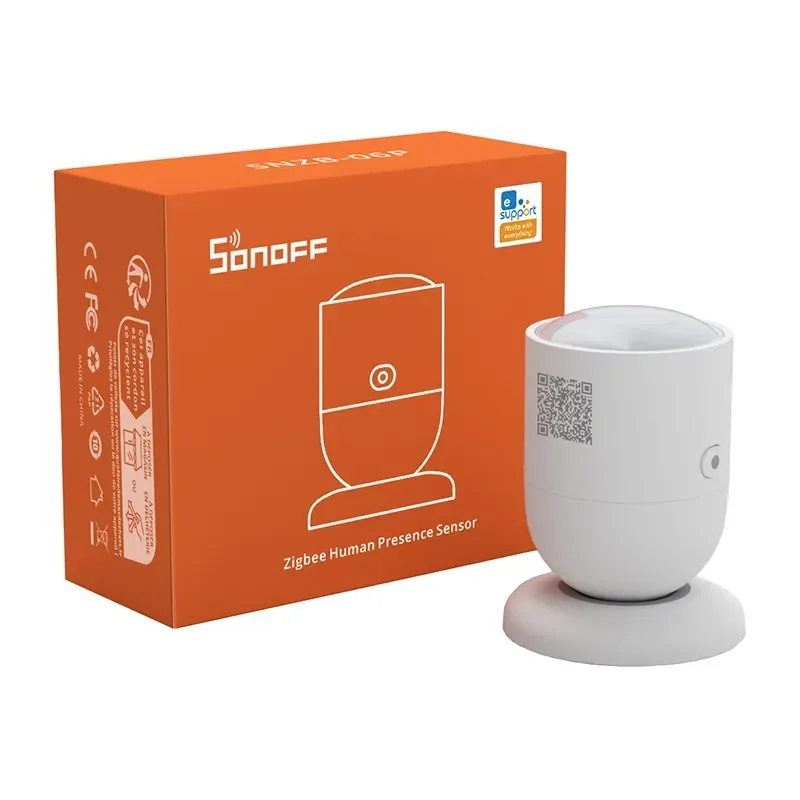 ZigBee Inimese Läbipääsusensor Sonoff SNZB-06P universaalne
