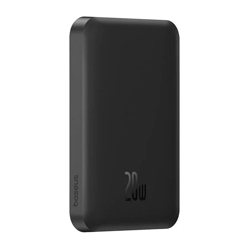 Magnetiline Mini Toitepank Baseus 5000mAh, USB-C 20W (must) universaalne
