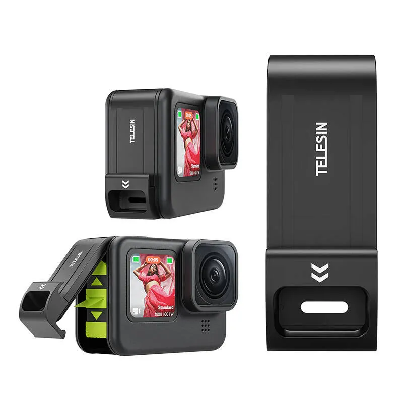Akulaadija kaas TELESIN for GoPro 12/11/10/9 universaalne