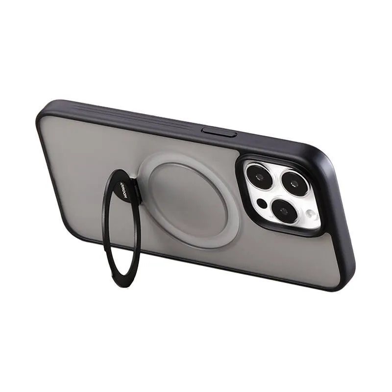Magnetiline kaitsekaitseümbris Joyroom JR-BP004 iPhone 15 Pro Max (must) universaalne