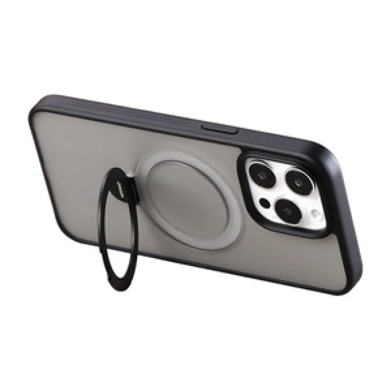 Joyroom JR-BP004 Magnetiline kaitsekott ja hoidja iPhone 15 jaoks (Must) universaalne