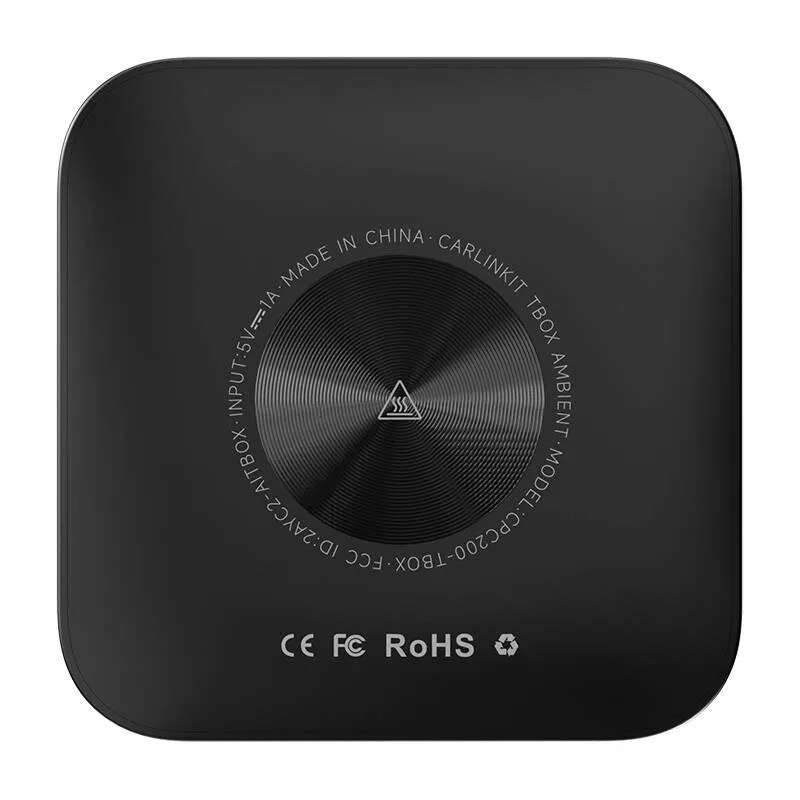 Carlinkit TBOX PLUS LED Traadita Adapter, 4G/64G, Apple Carplay/Android Auto (must) universaalne