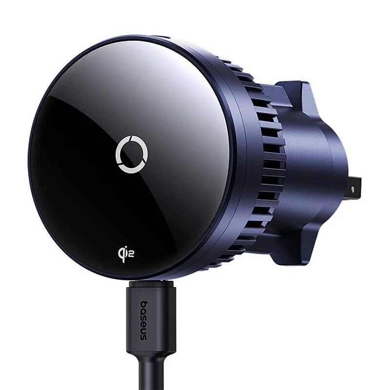 Baseus MagPro autohoidik 15W Qi2.0 induktiivlaadijaga (must) universaalne