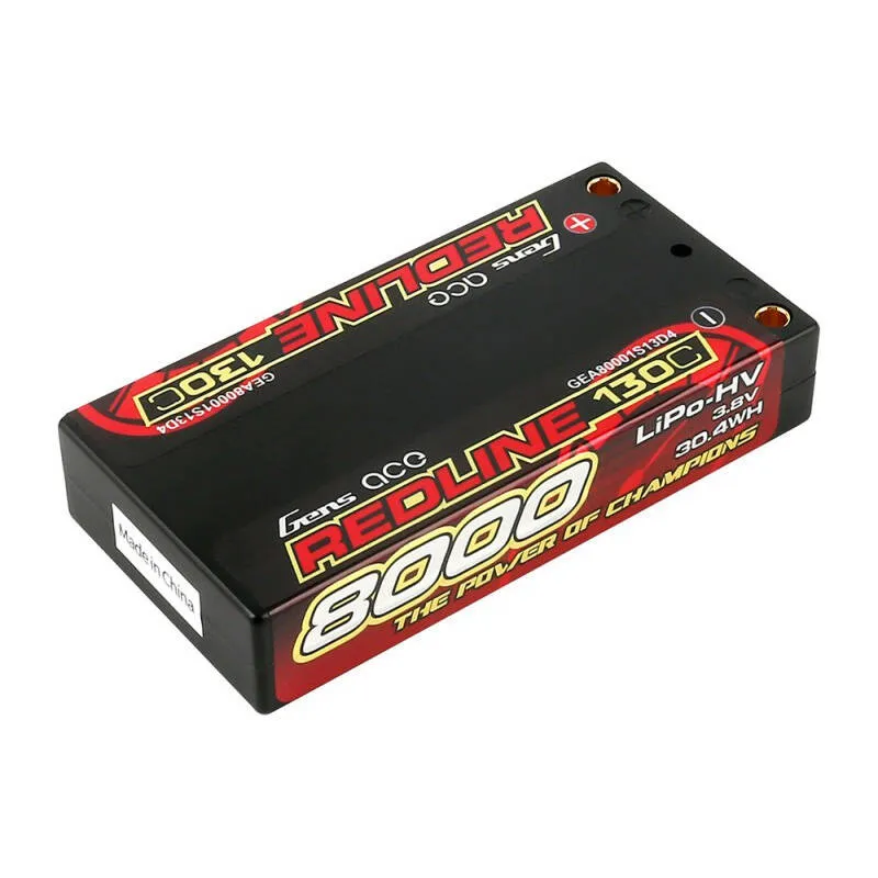 Lipo Aku GENS ACE 8000mAh 3,8V 1S2P 130C universaalne